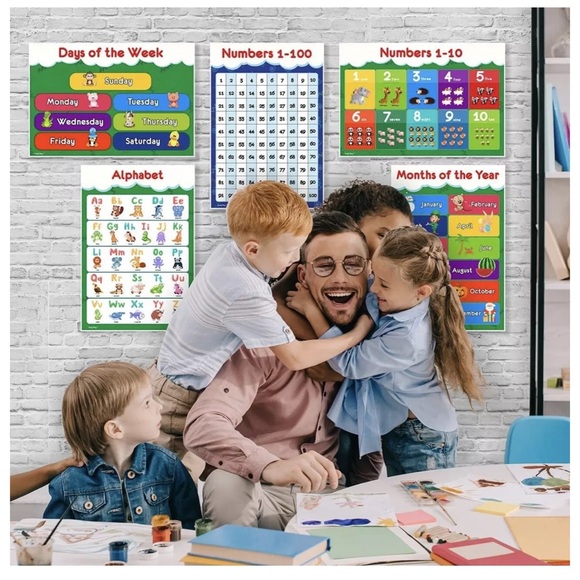 📓11 Educational Posters for Toddlers and Kids- Preschool & Kindergarten 19x13📓 - Picture 3 of 6